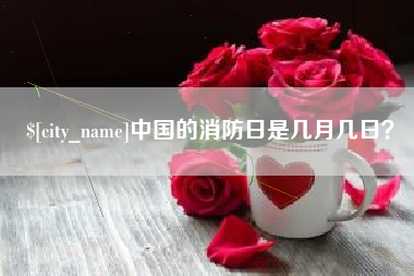 涿州中国的消防日是几月几日？