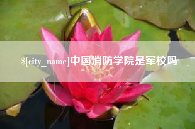 涿州中国消防学院是军校吗