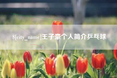 涿州王子豪个人简介乒乓球