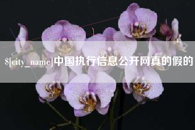 涿州中国执行信息公开网真的假的