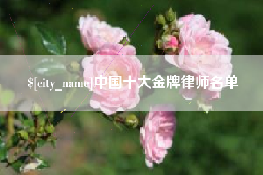 涿州中国十大金牌律师名单