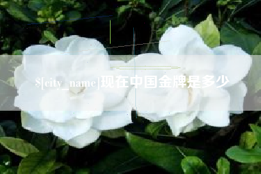 涿州现在中国金牌是多少
