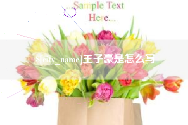 涿州王子豪是怎么写