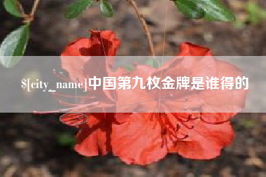 涿州中国第九枚金牌是谁得的