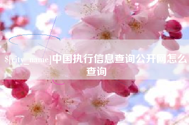 涿州中国执行信息查询公开网怎么查询