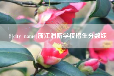 涿州浙江消防学校招生分数线