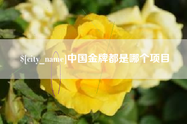 涿州中国金牌都是哪个项目