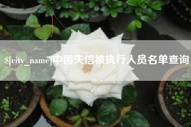 涿州中国失信被执行人员名单查询
