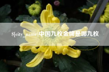 涿州中国九枚金牌是哪九枚
