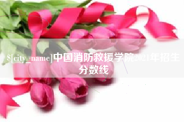 涿州中国消防救援学院2021年招生分数线