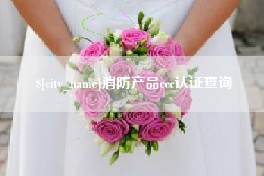 涿州消防产品ccc认证查询