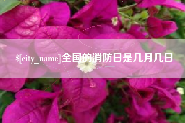 涿州全国的消防日是几月几日